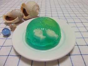 しゅわしゅわゼリー♪ブルーハワイ