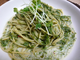 生のりクリームパスタ♪