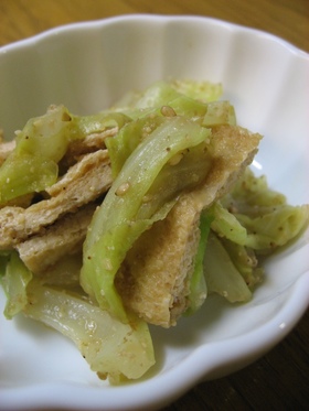 春キャベツの胡麻和え