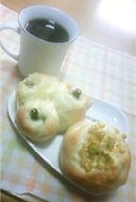 アスパラとハムのちぎりパン