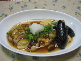 *揚げだし豆腐きのこあんかけ＊