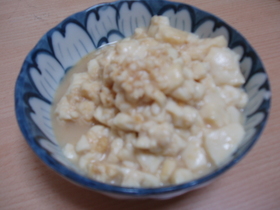 こってり豆腐炒め