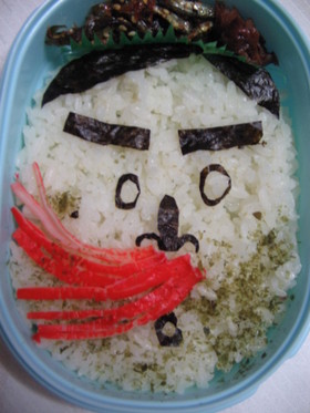 鼻血ブー！弁当（キャラ弁）