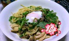 すき焼き風スパゲティ
