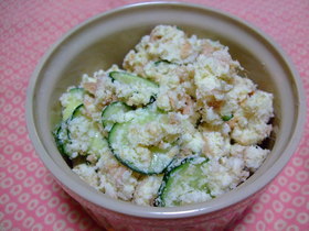 豆腐屋さん☆生おからのサラダ☆