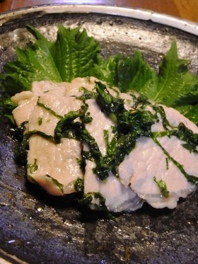 塩だけでシンプルに!豚肉の大葉焼