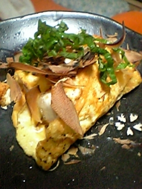 水切り不要！母直伝☆卵巻き豆腐ステーキ