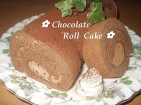 *ふわふわチョコロールケーキ*