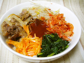 ほっともっと風焼肉ビビンバ