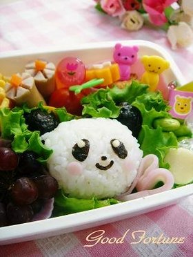 キャラ弁☆簡単！パンダちゃん弁当♪