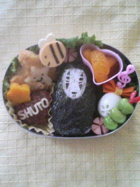 キャラ弁☆カオナシおにぎり