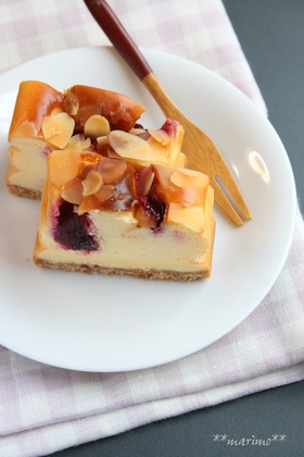 アメリカンチェリーチーズケーキ