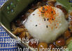 辛党　なめこのみぞれ和え in そうめん