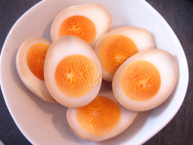濃いめの味付けがＧｏｏｄ(^ω^)味玉