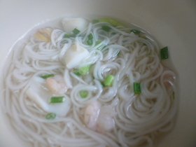 あっさり♪シーフードにゅうめんooo