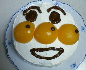 手作り・簡単”アンパンマンケーキ”