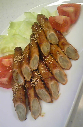 めんつゆで簡単★ごぼうの肉巻き