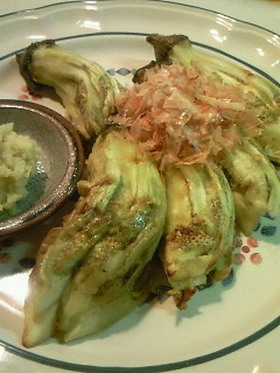 サッパリ☆オーブンで　簡単焼き茄子☆