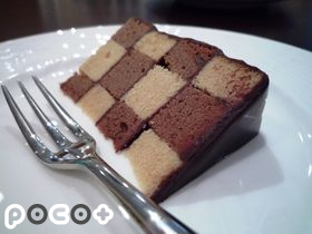ダミエ●市松模様のバターケーキ