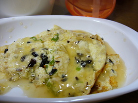 離乳食後期//あんかけつくね豆腐