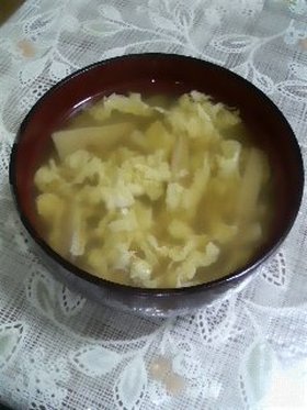 ✿ふんわり卵スープ✿