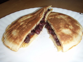 ホットケーキミックスDE簡単どら焼き