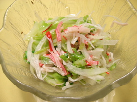 簡単！おいしすぎ！きゃべつのわさび和え