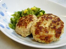 豆腐入りつくねの甘辛焼き