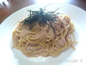 簡単！たらこクリームパスタ♪