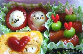 ＊トマト犬＊キャラ弁やお弁当の隙間に♪