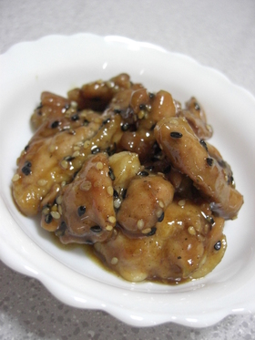 お弁当にも☆ゴマ照りチキン♪