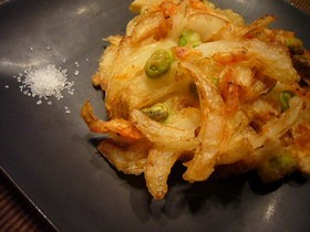 誰でもサクサク！桜海老と枝豆のかき揚げ