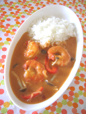 スイカで？！海老カレー♪
