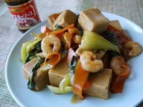 高野豆腐のオイスターソース煮