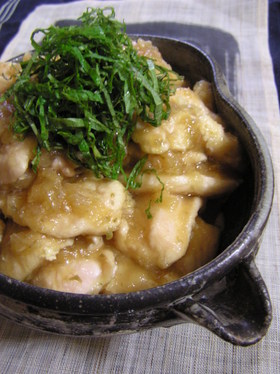 これぞ夏味!つるるんさっぱり胸肉おろし煮
