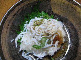 あっさりヘルシー釜揚げしらす＆おろし～♪