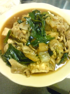 豚肉のすき焼き風煮