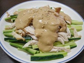 しっとり柔らかお肉のバンバンジー