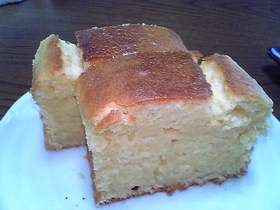 クリームチーズのしっとりパウンドケーキ