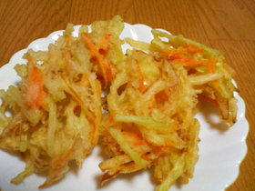 捨てないで！すいかの皮deかき揚げ