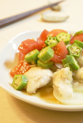 夏にぴったり。やわらかささみ蒸し