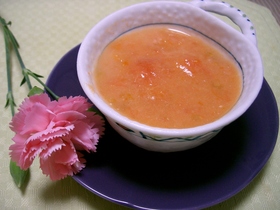 清酒で煮た☆トマトのゼリー