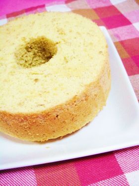 しっとり♡ふんわり♡バナナシフォンケーキ