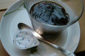 レンジで簡単!!コーヒーわらび餅