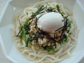 ツナたま冷うどん