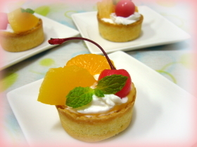 フルーツタルト☆野菜のかくれんぼ