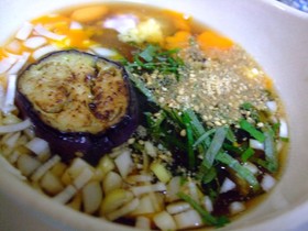 ナスうどん(蕎麦、素麺)