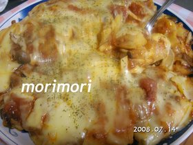 フライパンでポテトグラタン風