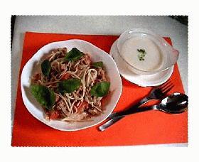 夏のランチに☆ツナとトマトの冷たいパスタ＆ヴィシソワーズ