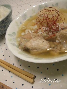 鶏手羽元の韓国スープ